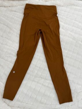 Lululemon Align Crop Leggings Size 6 Brown High Rise Flare Yoga Pants